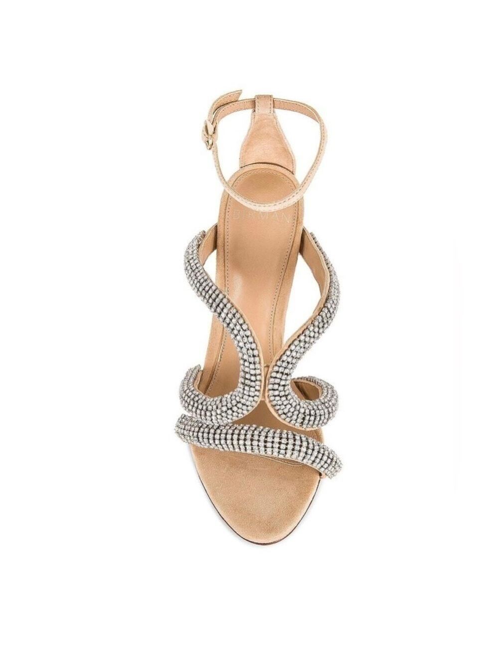 NIB Alexandre Birman Cleo Embellished High Heel Sandals